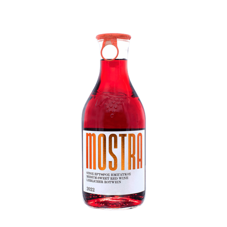 Mostra Imiglykos Rot (500ml) Tsililis von Tsililis bei Araxxon - Hochwertiges griechisches Produkt. Mostra Imiglykos Rot (500ml) Tsililis από Tsililis στο Araxxon - Αυθεντικό ελληνικό προϊόν.