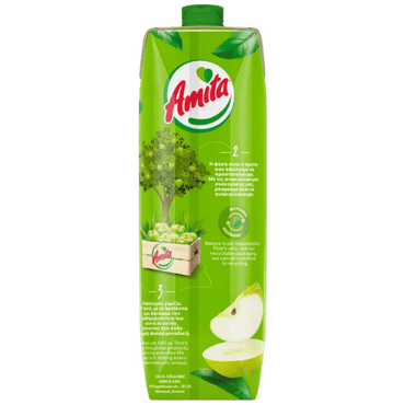 Amita Grüner Apfelsaft (1l) - Araxxon