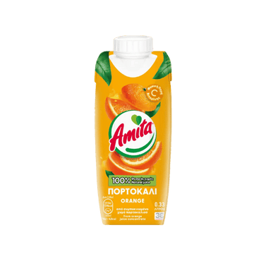 Amita Natürlicher Orangensaft (330ml) von Amita bei Araxxon  - Hochwertiges griechisches Produkt.   Amita Natürlicher Orangensaft (330ml) από Amita στο Araxxon  - Αυθεντικό ελληνικό προϊόν.