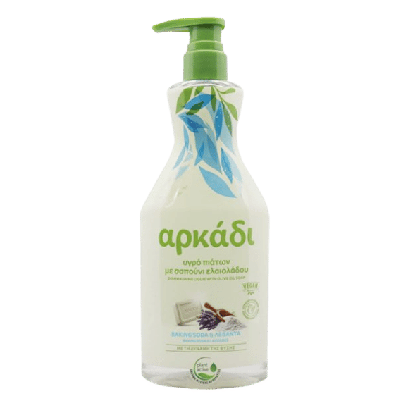 Flüssiger Geschirrspülmittel Backpulver & Lavendel (550ml) Arkadi von Arkadi bei Araxxon - Hochwertiges griechisches Produkt. Flüssiger Geschirrspülmittel Backpulver & Lavendel (550ml) Arkadi από Arkadi στο Araxxon - Αυθεντικό ελληνικό προϊόν.