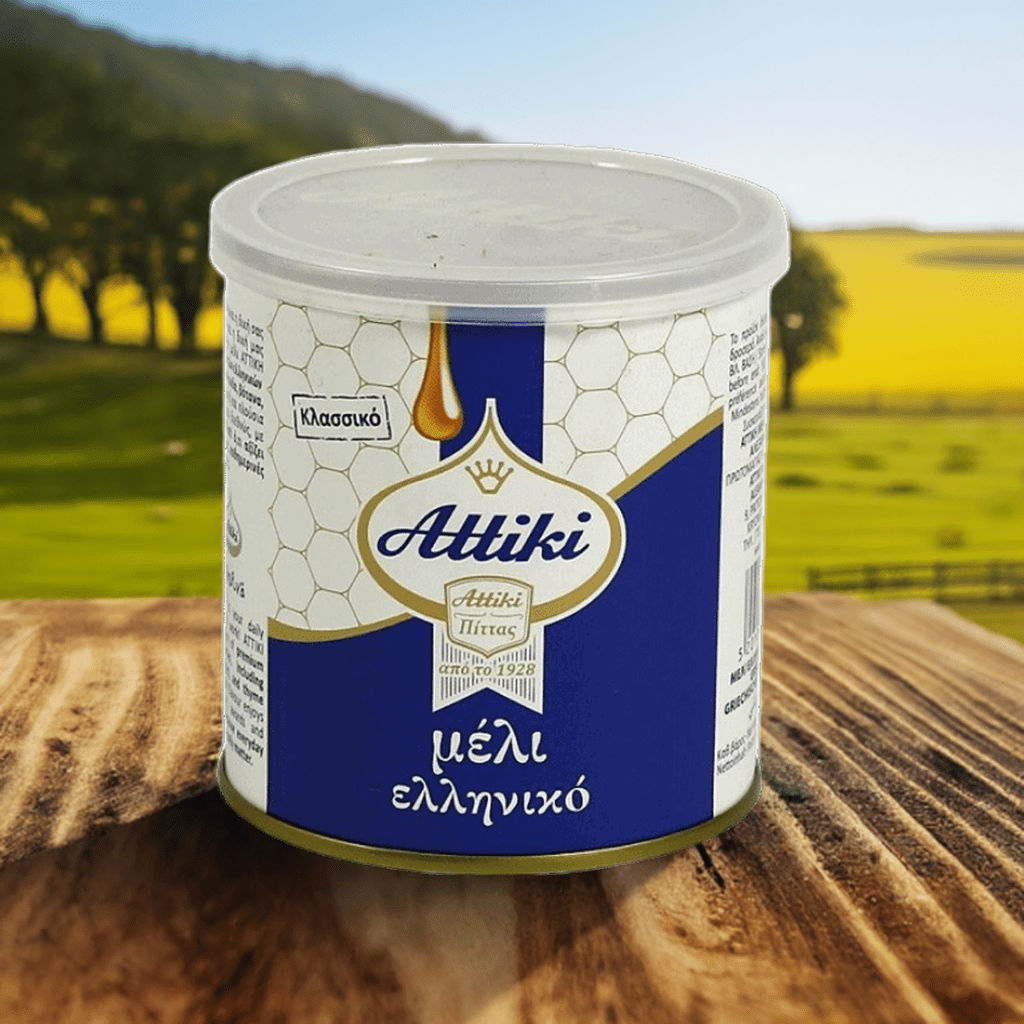 Attiki Honig (250g) von Attiki bei Araxxon  - Hochwertiges griechisches Produkt.   Attiki Honig (250g) από Attiki στο Araxxon  - Αυθεντικό ελληνικό προϊόν.