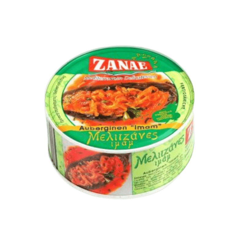 Auberginen in Tomatensoße Imam (280g) Zanae von Zanae bei Araxxon  - Hochwertiges griechisches Produkt.   Auberginen in Tomatensoße Imam (280g) Zanae από Zanae στο Araxxon  - Αυθεντικό ελληνικό προϊόν.