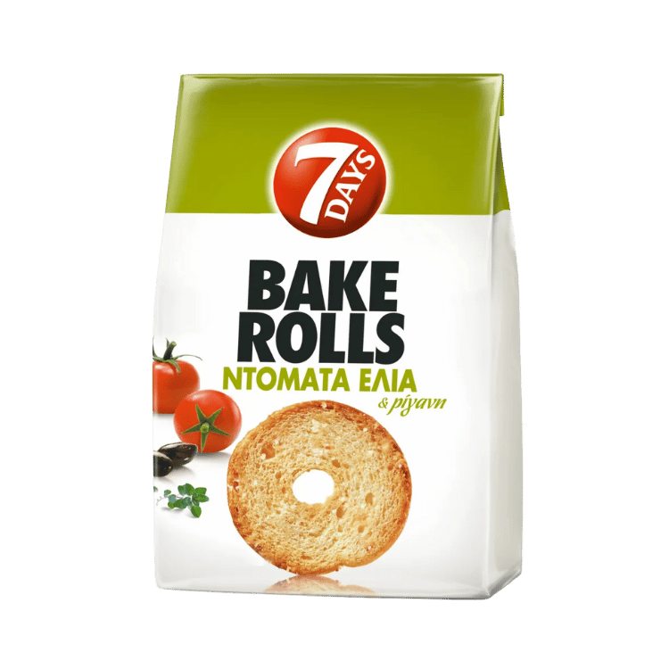 Bake Rolls Tomaten-Oliven (150g) 7 Days von 7 Days bei Araxxon - Hochwertiges griechisches Produkt. Bake Rolls Tomaten-Oliven (150g) 7 Days από 7 Days στο Araxxon - Αυθεντικό ελληνικό προϊόν.