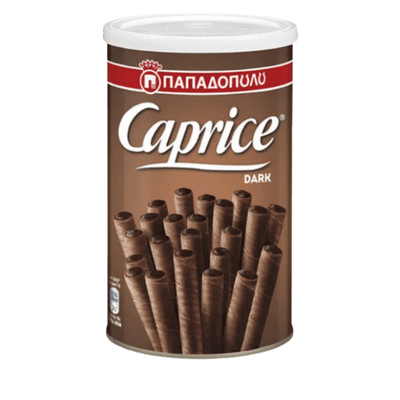 Caprice Schokorollen (250g) dunkle Schokolade Papadopoulos - Araxxon