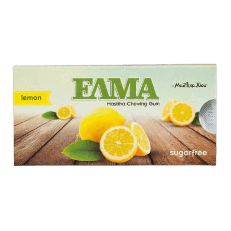 Chios-Masticha Kaugummis Zuckerfrei Zitrone Elma (13g) von Elma bei Araxxon - Hochwertiges griechisches Produkt. Chios-Masticha Kaugummis Zuckerfrei Zitrone Elma (13g) από Elma στο Araxxon - Αυθεντικό ελληνικό προϊόν.