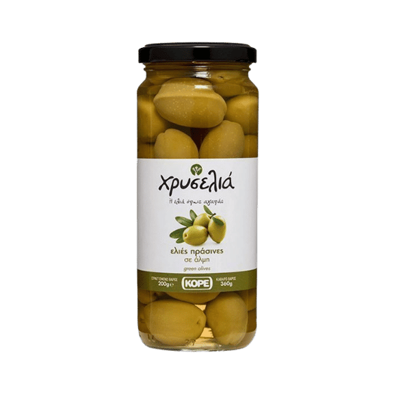 Chryselia grüne Oliven (200g) Kore - Araxxon