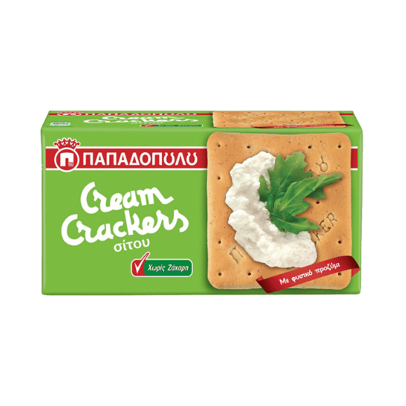 Cream Crackers Zuckerfrei (165g) Papadopoulou - Araxxon
