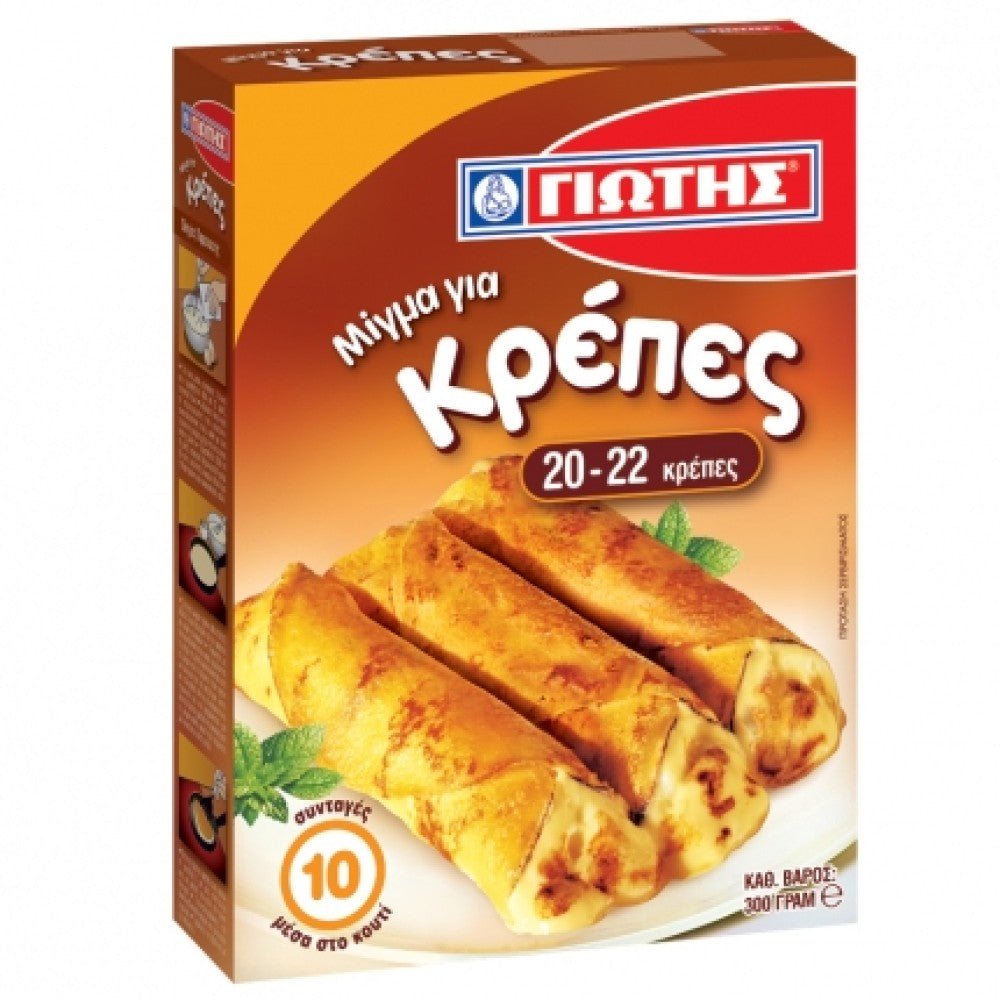 Crepes Mix (300g) Jotis von Jotis bei Araxxon - Hochwertiges griechisches Produkt. Crepes Mix (300g) Jotis από Jotis στο Araxxon - Αυθεντικό ελληνικό προϊόν.