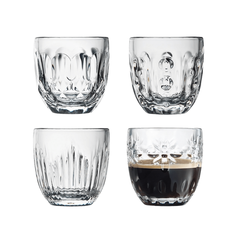 Espresso-Set 4 Gläser La Rochere von La Rochère bei Araxxon - Hochwertiges griechisches Produkt. Espresso-Set 4 Gläser La Rochere από La Rochère στο Araxxon - Αυθεντικό ελληνικό προϊόν.