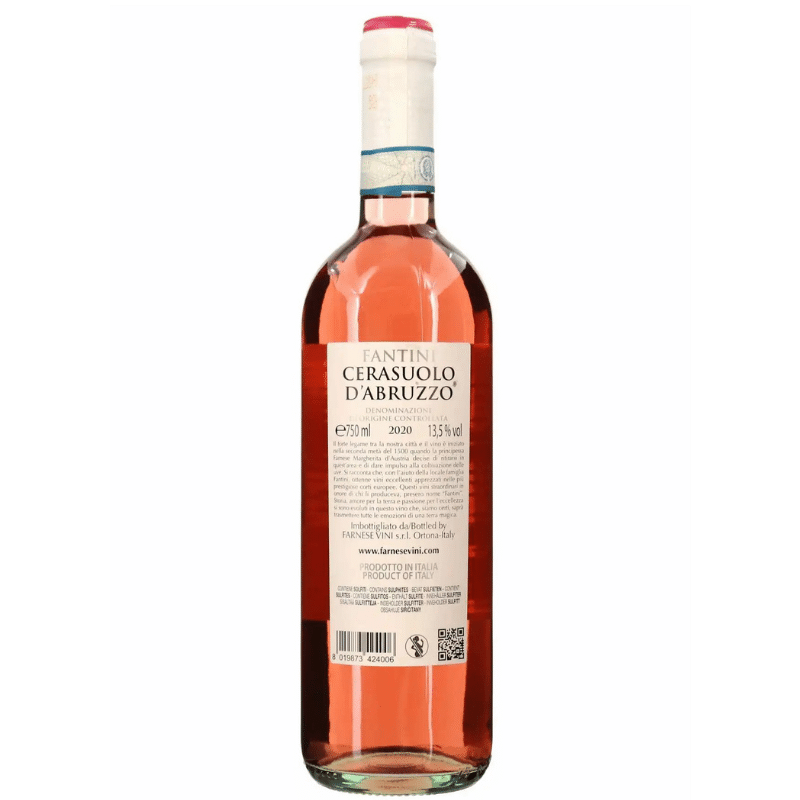 Fantini Cerasuolo d'Abruzzo Rosé DOC (750ml) von Farnese Vini bei Araxxon - Hochwertiges griechisches Produkt. Fantini Cerasuolo d'Abruzzo Rosé DOC (750ml) από Farnese Vini στο Araxxon - Αυθεντικό ελληνικό προϊόν.