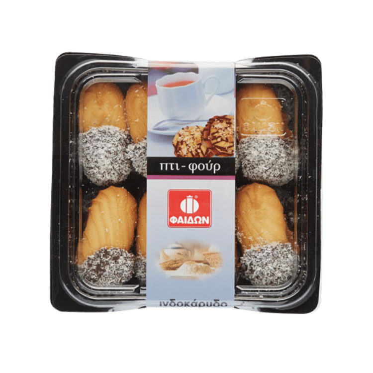 Gebäck Petit Fours Kokosnuss (550g) Fedon von Fedon bei Araxxon - Hochwertiges griechisches Produkt. Gebäck Petit Fours Kokosnuss (550g) Fedon από Fedon στο Araxxon - Αυθεντικό ελληνικό προϊόν.