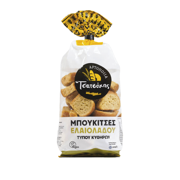 Gerstenzwieback mit Olivenöl Kythira - Art (400g) Tsatsakis - Araxxon