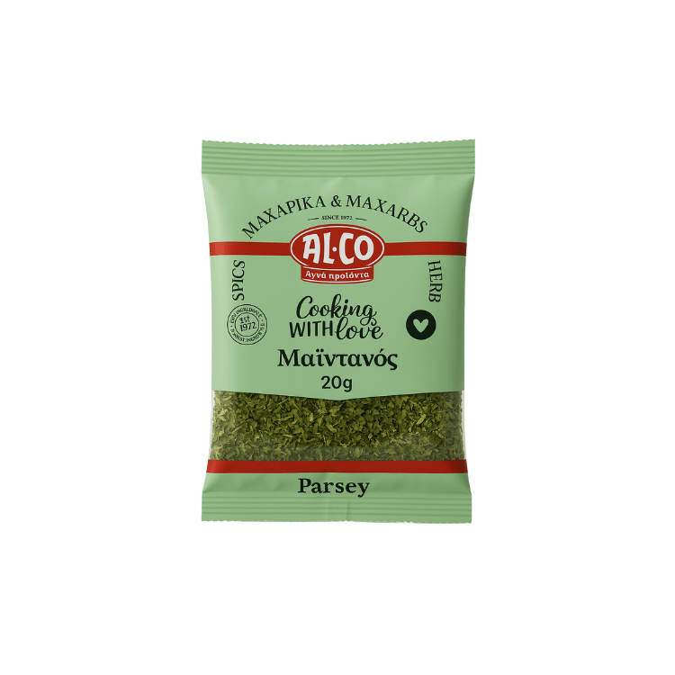 Getrocknete Petersilie (20g) Alco von Alco bei Araxxon - Hochwertiges griechisches Produkt. Getrocknete Petersilie (20g) Alco από Alco στο Araxxon - Αυθεντικό ελληνικό προϊόν.