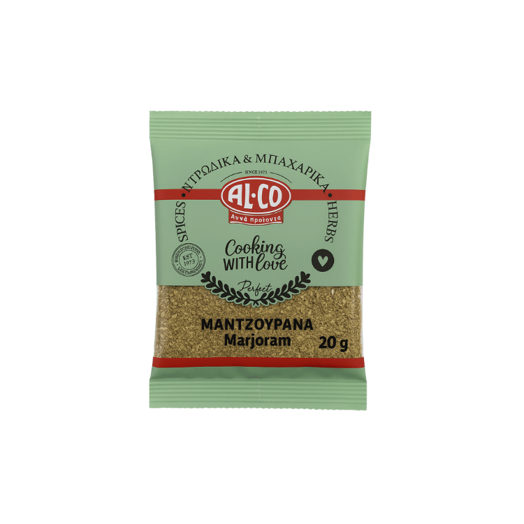 Getrockneter Majoran (20g) Alco von Alco bei Araxxon - Hochwertiges griechisches Produkt. Getrockneter Majoran (20g) Alco από Alco στο Araxxon - Αυθεντικό ελληνικό προϊόν.