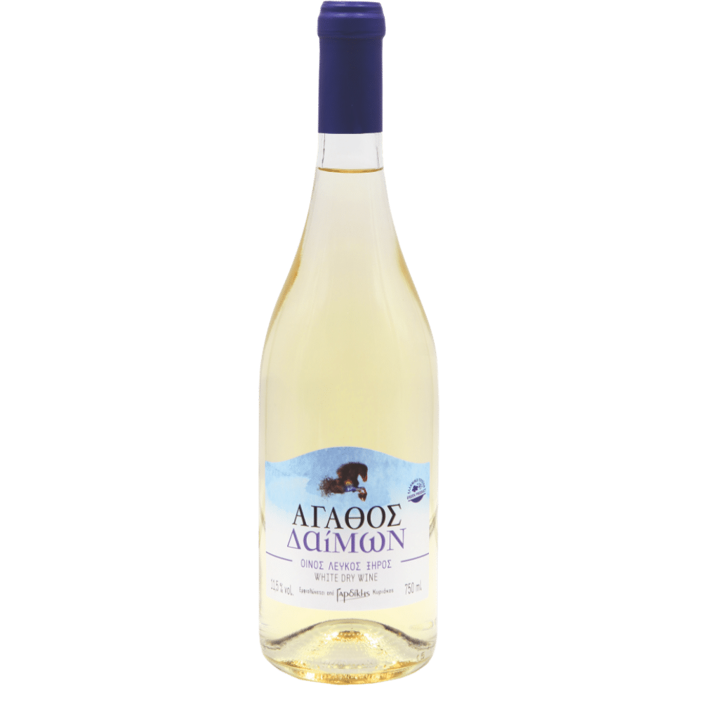 Guter Dämon Weißwein trocken (750ml) Gardikis von Gardikis bei Araxxon - Hochwertiges griechisches Produkt. Guter Dämon Weißwein trocken (750ml) Gardikis από Gardikis στο Araxxon - Αυθεντικό ελληνικό προϊόν.