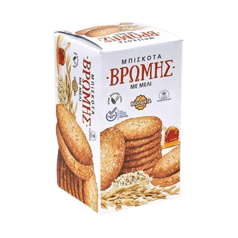 Hafer Cookies mit Honig (200g) Violanta von Violanta bei Araxxon - Hochwertiges griechisches Produkt. Hafer Cookies mit Honig (200g) Violanta από Violanta στο Araxxon - Αυθεντικό ελληνικό προϊόν.