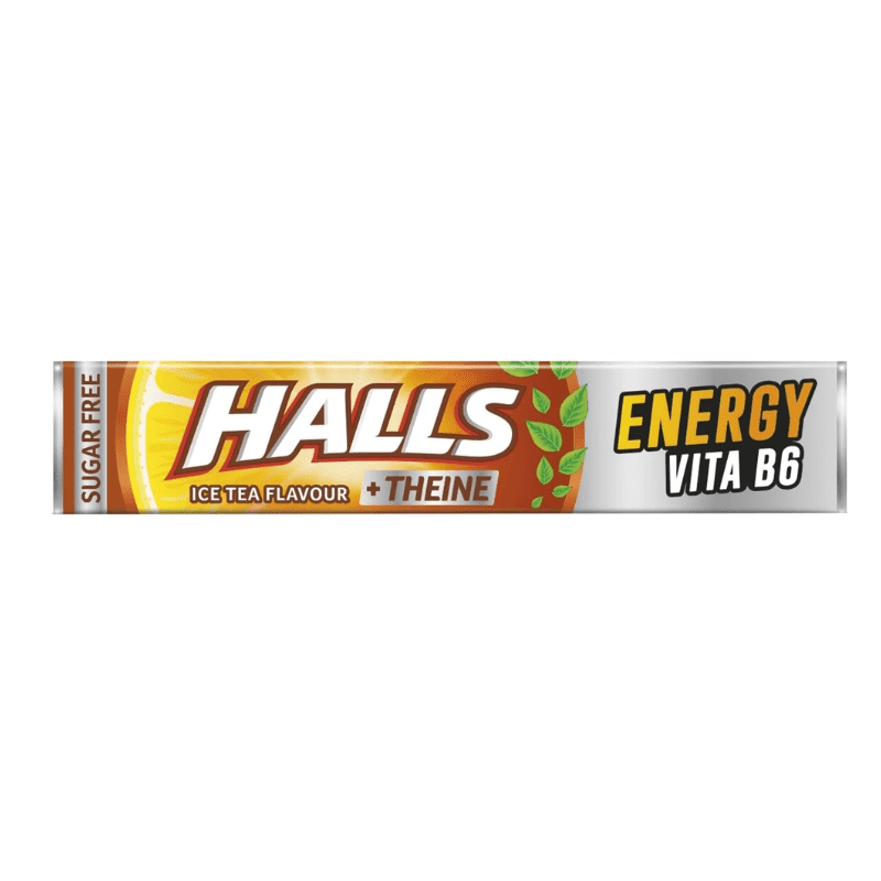 Halls Bonbons Energy Vita B6 Eistee Geschmack + Thein zuckerfrei (32g) von Halls bei Araxxon - Hochwertiges griechisches Produkt. Halls Bonbons Energy Vita B6 Eistee Geschmack + Thein zuckerfrei (32g) από Halls στο Araxxon - Αυθεντικό ελληνικό προϊόν.