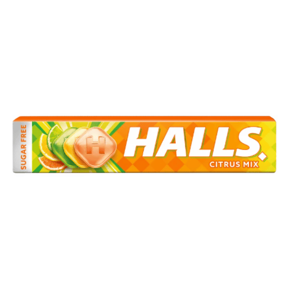 Halls Citrus Mix Bonbons Zuckerfrei (32g) - Araxxon