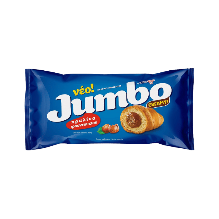 Jumbo Croissant gefüllt mit Schoko (70g) von Ohonos bei Araxxon - Hochwertiges griechisches Produkt. Jumbo Croissant gefüllt mit Schoko (70g) από Ohonos στο Araxxon - Αυθεντικό ελληνικό προϊόν.