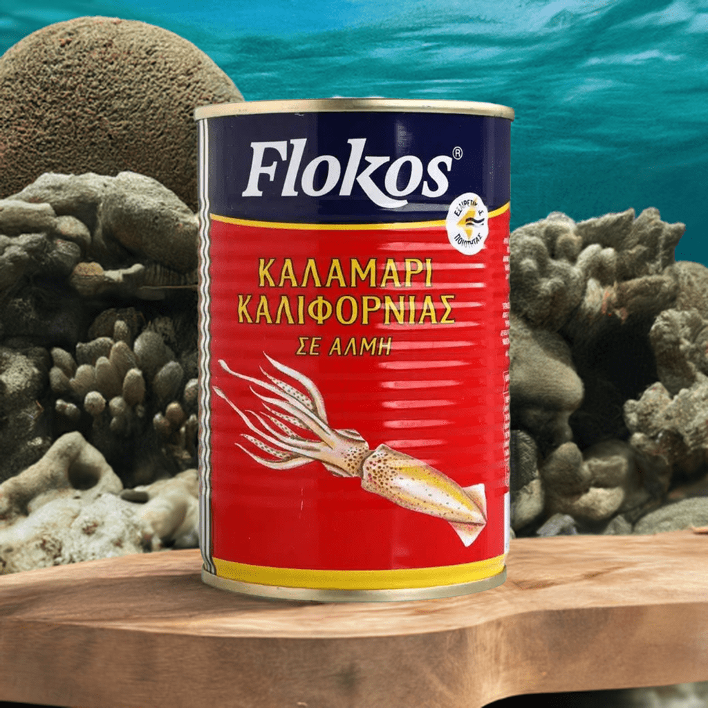 Kalamari (370g) Flokos von Flokos bei Araxxon  - Hochwertiges griechisches Produkt.   Kalamari (370g) Flokos από Flokos στο Araxxon  - Αυθεντικό ελληνικό προϊόν.
