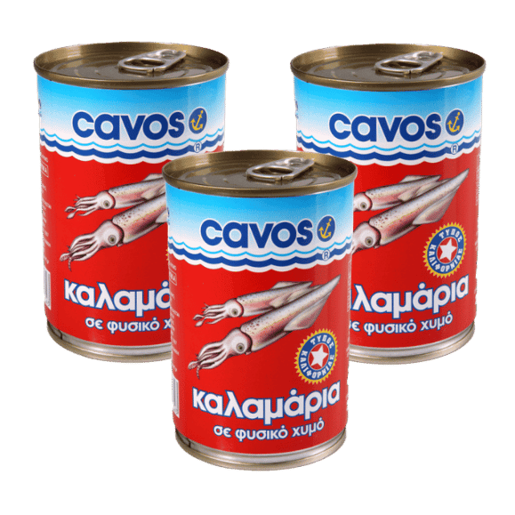 Kalamari Vorteilspack (3x370g) Cavos - Araxxon