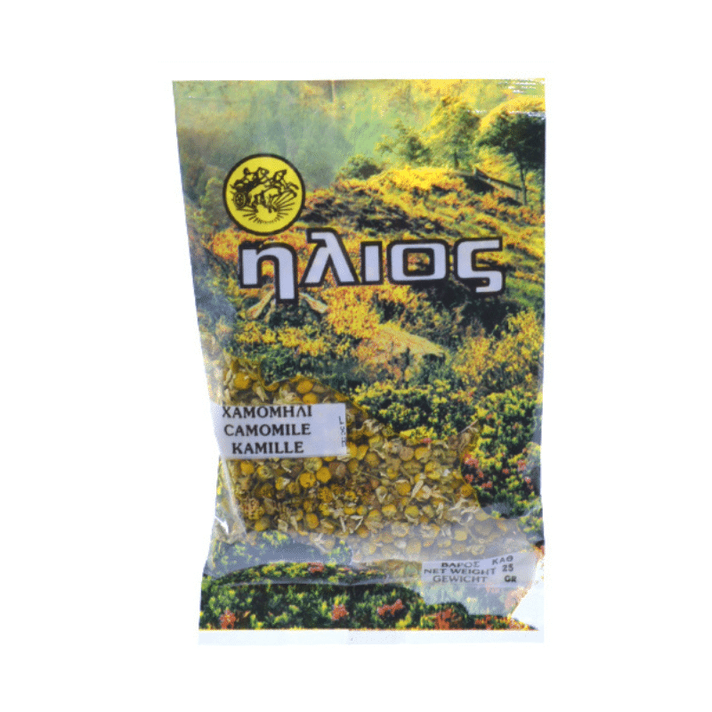 Kamille (chamomili) (25g) Ilios von Ilios bei Araxxon - Hochwertiges griechisches Produkt. Kamille (chamomili) (25g) Ilios από Ilios στο Araxxon - Αυθεντικό ελληνικό προϊόν.