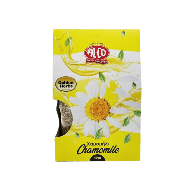 Kamillentee (40g) Alco von Alco bei Araxxon - Hochwertiges griechisches Produkt. Kamillentee (40g) Alco από Alco στο Araxxon - Αυθεντικό ελληνικό προϊόν.
