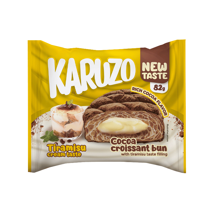 Karuzo Croissant (82g) Kakao - Tiramisu - Araxxon