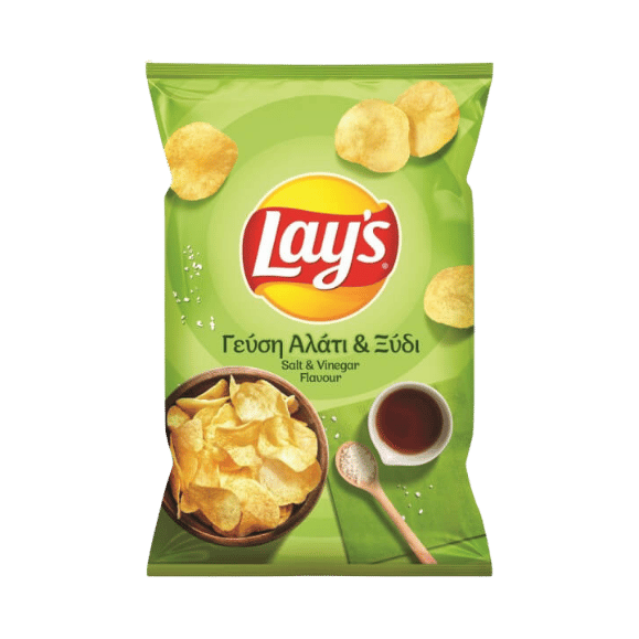 Lay's Salz - Vinegar Chips (95g) - Araxxon