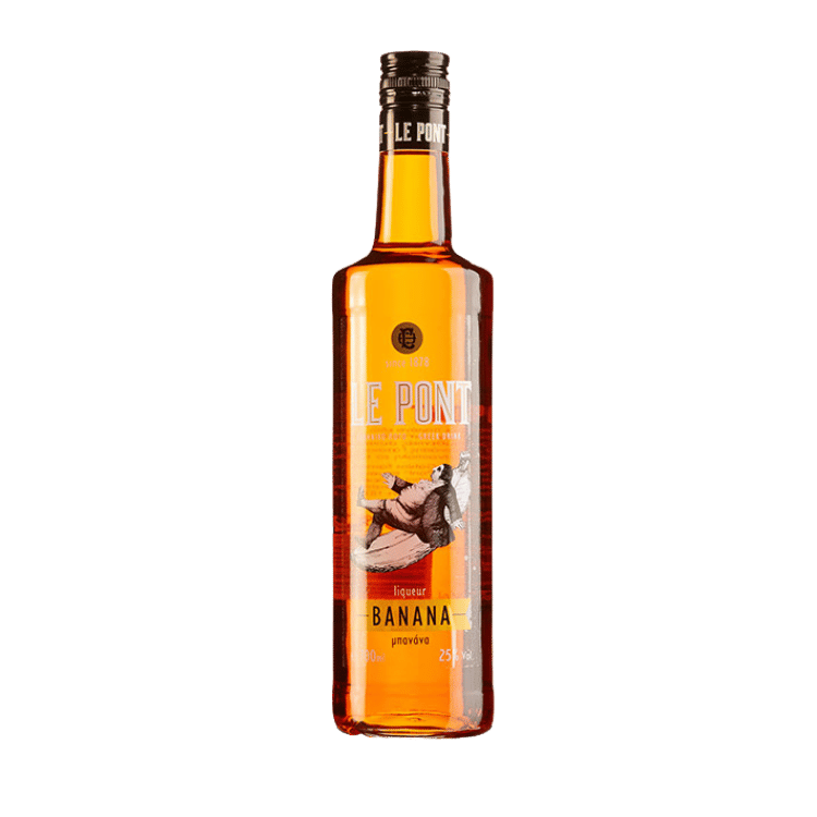 Likör Banane Le Pont (700ml) Gatsios von Gatsios bei Araxxon - Hochwertiges griechisches Produkt. Likör Banane Le Pont (700ml) Gatsios από Gatsios στο Araxxon - Αυθεντικό ελληνικό προϊόν.
