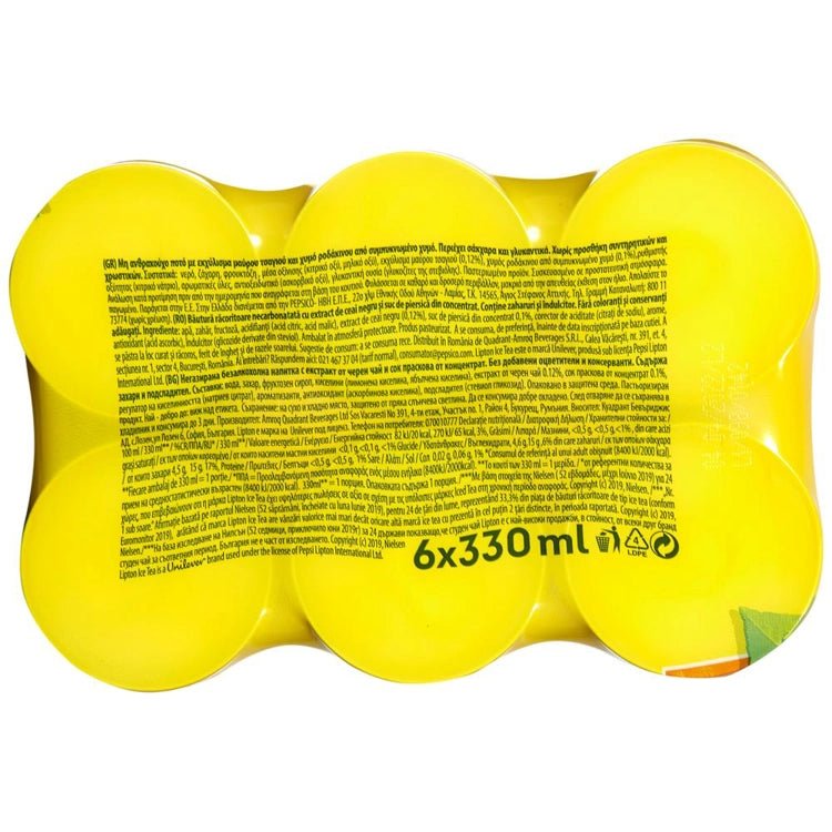 Lipton Peach Ice Tea (6x330ml) von Lipton bei Araxxon - Hochwertiges griechisches Produkt. Lipton Peach Ice Tea (6x330ml) από Lipton στο Araxxon - Αυθεντικό ελληνικό προϊόν.