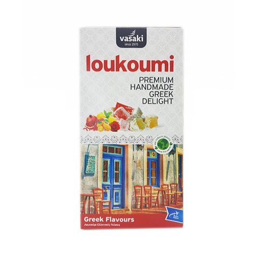 Loukoumi (250g) Vasaki von Vasaki bei Araxxon - Hochwertiges griechisches Produkt. Loukoumi (250g) Vasaki από Vasaki στο Araxxon - Αυθεντικό ελληνικό προϊόν.