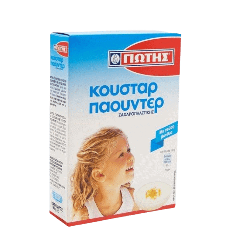 Maisstärke Puddingpulver Vanille (120g) Jotis von Jotis bei Araxxon - Hochwertiges griechisches Produkt. Maisstärke Puddingpulver Vanille (120g) Jotis από Jotis στο Araxxon - Αυθεντικό ελληνικό προϊόν.
