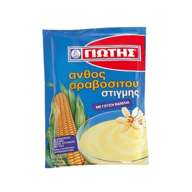 Maisstärke Vanille (62g) Jotis von Jotis bei Araxxon - Hochwertiges griechisches Produkt. Maisstärke Vanille (62g) Jotis από Jotis στο Araxxon - Αυθεντικό ελληνικό προϊόν.