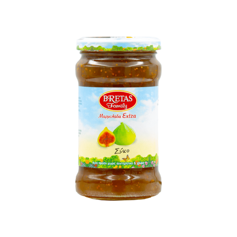 Marmelade Feige (370g) Bretas von Bretas bei Araxxon  - Hochwertiges griechisches Produkt.   Marmelade Feige (370g) Bretas από Bretas στο Araxxon  - Αυθεντικό ελληνικό προϊόν.