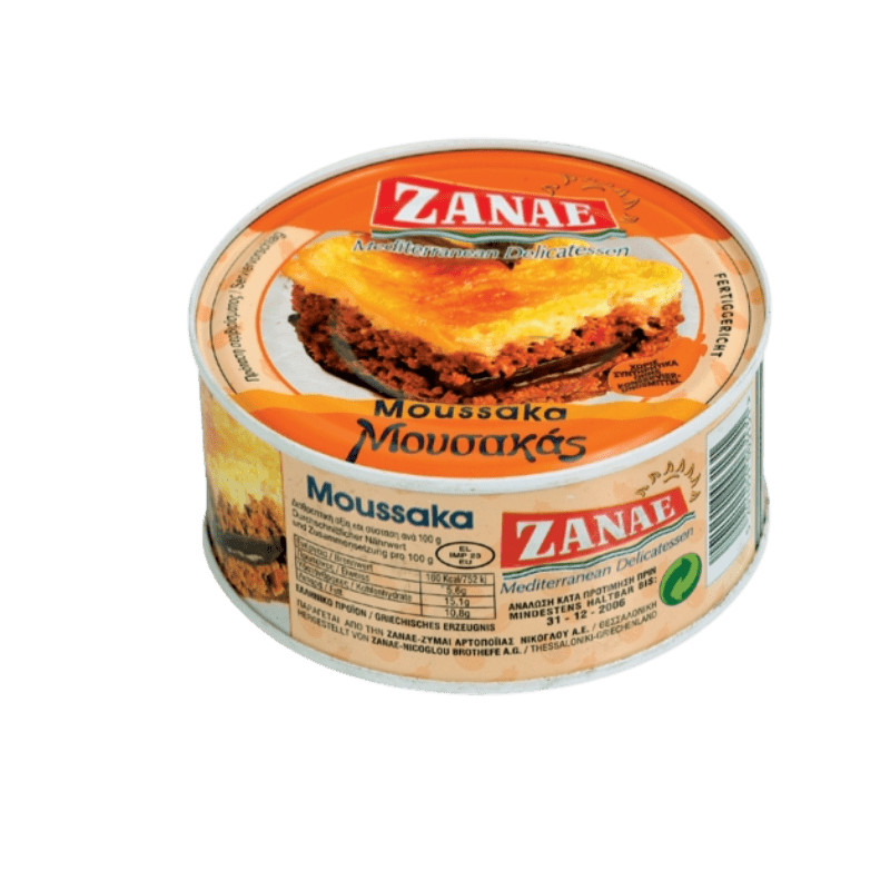 Moussaka (280g) Zanae von Zanae bei Araxxon - Hochwertiges griechisches Produkt. Moussaka (280g) Zanae από Zanae στο Araxxon - Αυθεντικό ελληνικό προϊόν.