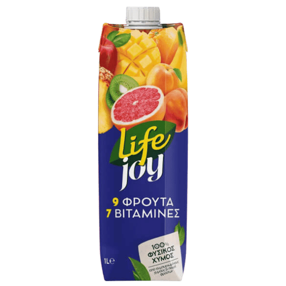 Multisaft mit 9 Früchte (1L) Life Joy - Araxxon