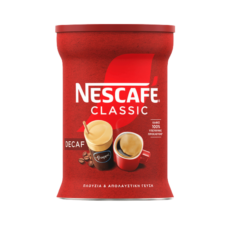 Nescafé Frappé Classic ohne Koffein (200g) von Nestlè Hellas bei Araxxon - Hochwertiges griechisches Produkt. Nescafé Frappé Classic ohne Koffein (200g) από Nestlè Hellas στο Araxxon - Αυθεντικό ελληνικό προϊόν.