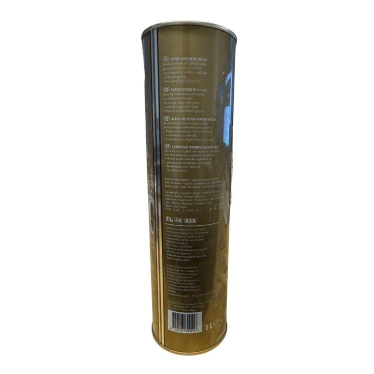 Olivenöl Extra Nativ Messara Kreta P.D.O. (1L Kanister) Aristeas von Aristeas bei Araxxon - Hochwertiges griechisches Produkt. Olivenöl Extra Nativ Messara Kreta P.D.O. (1L Kanister) Aristeas από Aristeas στο Araxxon - Αυθεντικό ελληνικό προϊόν.