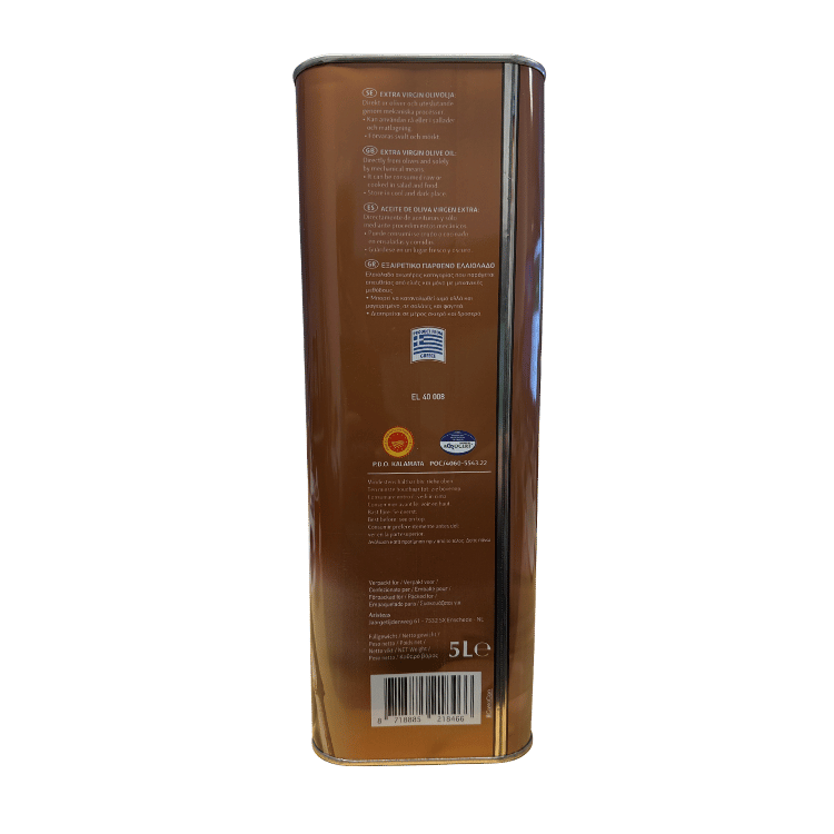 Olivenöl Extra Nativ P.D.O Kalamata (5L) Aristeas von Aristeas bei Araxxon - Hochwertiges griechisches Produkt. Olivenöl Extra Nativ P.D.O Kalamata (5L) Aristeas από Aristeas στο Araxxon - Αυθεντικό ελληνικό προϊόν.