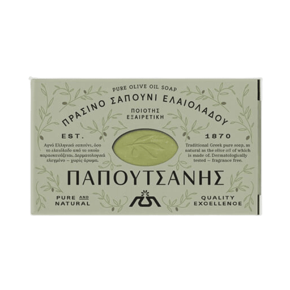 Olivenölseife grün (125g) Papoutsanis - Araxxon