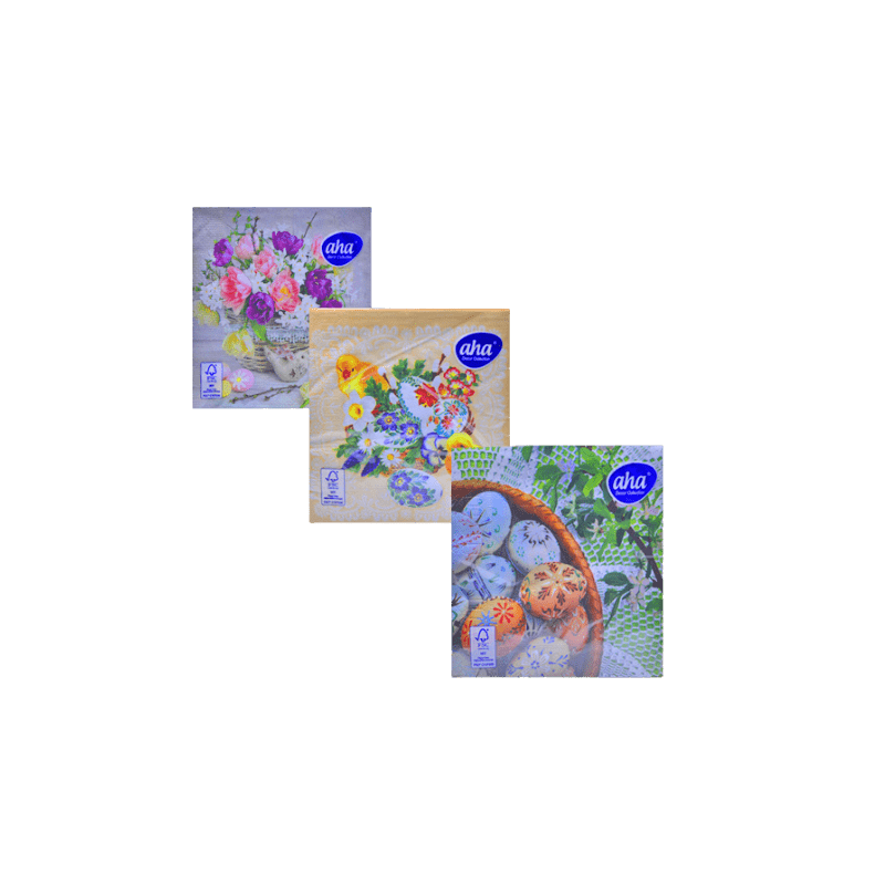 Papierservietten von Aha bei Araxxon - Hochwertiges griechisches Produkt. Papierservietten από Aha στο Araxxon - Αυθεντικό ελληνικό προϊόν.