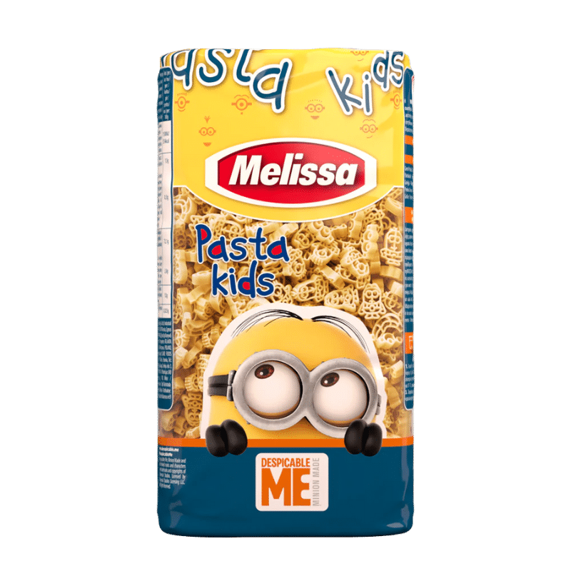 Pasta Kids Minions (500g) Melissa von Melissa bei Araxxon - Hochwertiges griechisches Produkt. Pasta Kids Minions (500g) Melissa από Melissa στο Araxxon - Αυθεντικό ελληνικό προϊόν.