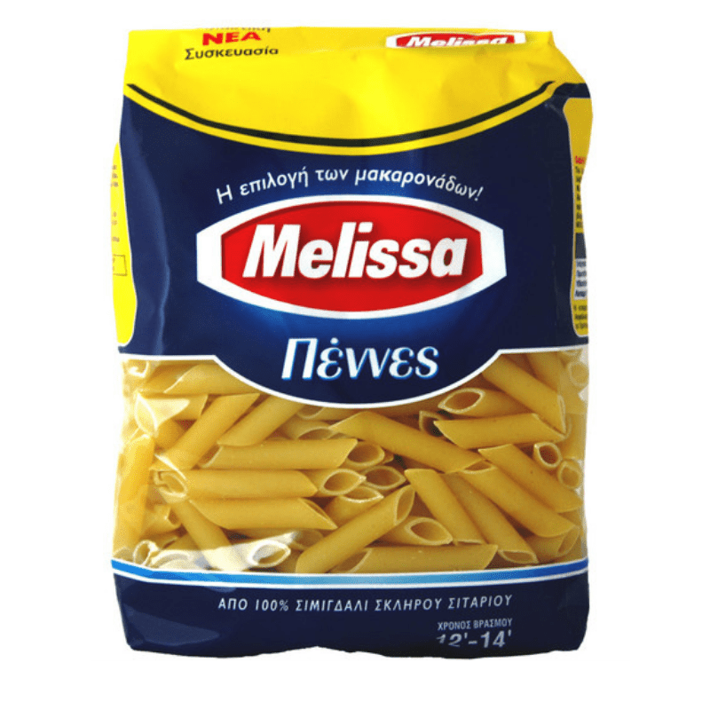 Penne (500g) Melissa von Melissa bei Araxxon - Hochwertiges griechisches Produkt. Penne (500g) Melissa από Melissa στο Araxxon - Αυθεντικό ελληνικό προϊόν.