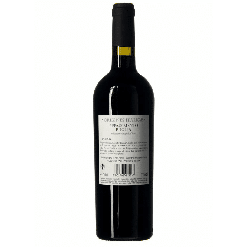 Piccini Italian Origins Appassimento Puglia IGT Rotwein (750ml) von Piccini bei Araxxon - Hochwertiges griechisches Produkt. Piccini Italian Origins Appassimento Puglia IGT Rotwein (750ml) από Piccini στο Araxxon - Αυθεντικό ελληνικό προϊόν.