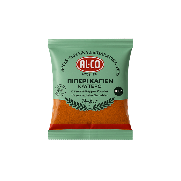 Scharfes Rotes Pfefferpulver (100g) Alco von Alco bei Araxxon - Hochwertiges griechisches Produkt. Scharfes Rotes Pfefferpulver (100g) Alco από Alco στο Araxxon - Αυθεντικό ελληνικό προϊόν.