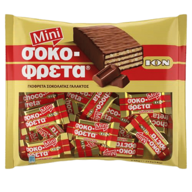 Schokofretinia MINI (210g) ION von ION bei Araxxon - Hochwertiges griechisches Produkt. Schokofretinia MINI (210g) ION από ION στο Araxxon - Αυθεντικό ελληνικό προϊόν.