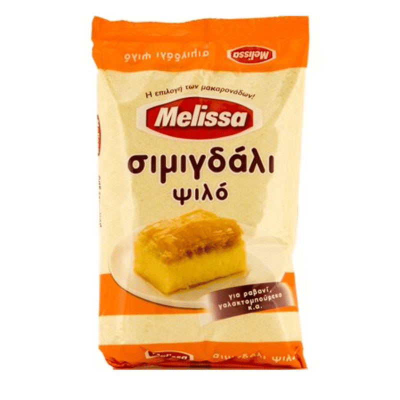 Simigdali (Grieß) Fein (500g) Melissa von Melissa bei Araxxon - Hochwertiges griechisches Produkt. Simigdali (Grieß) Fein (500g) Melissa από Melissa στο Araxxon - Αυθεντικό ελληνικό προϊόν.