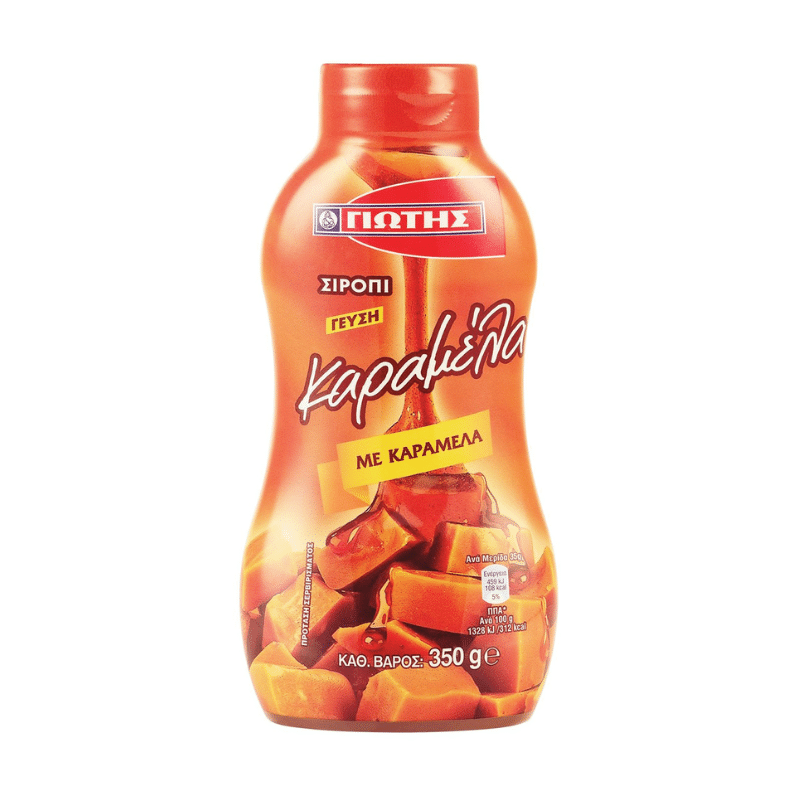 Sirup Karamell (350g) Jotis von Jotis bei Araxxon - Hochwertiges griechisches Produkt. Sirup Karamell (350g) Jotis από Jotis στο Araxxon - Αυθεντικό ελληνικό προϊόν.