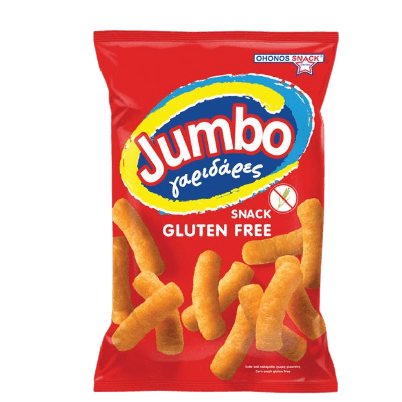 Snacks Tyrogaridakia Glutenfrei (85g) Jumbo von Jumbo bei Araxxon - Hochwertiges griechisches Produkt. Snacks Tyrogaridakia Glutenfrei (85g) Jumbo από Jumbo στο Araxxon - Αυθεντικό ελληνικό προϊόν.